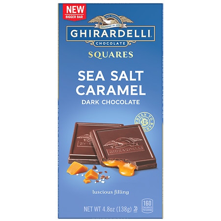 Ghirardelli Bar Dark Chocolate & Sea Salt Caramel
