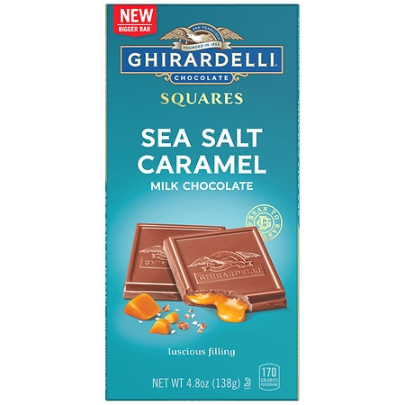 Ghirardelli Sea Salt Caramel Milk Chocolate Squares