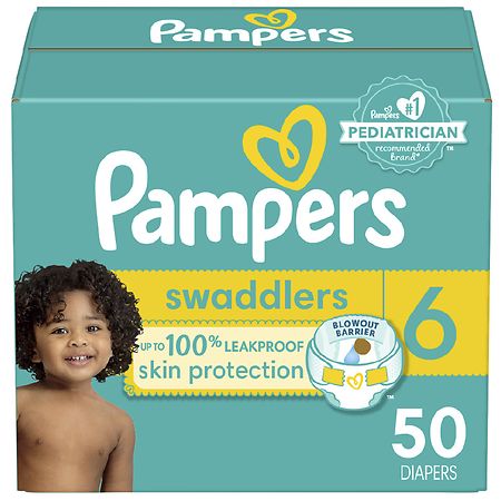Pampers Swaddlers Diapers Super Pack 6