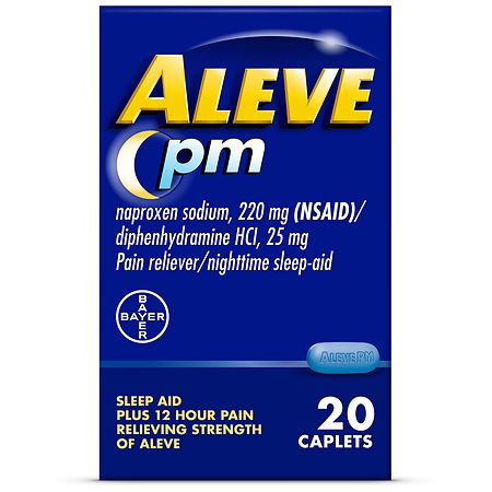 Aleve PM Pain Reliever, Naproxen Sodium & Diphenhydramine HCl