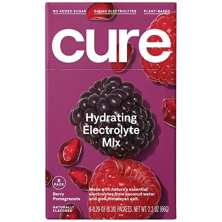 Cure Hydrating Electrolyte Mix Berry Pomegranate