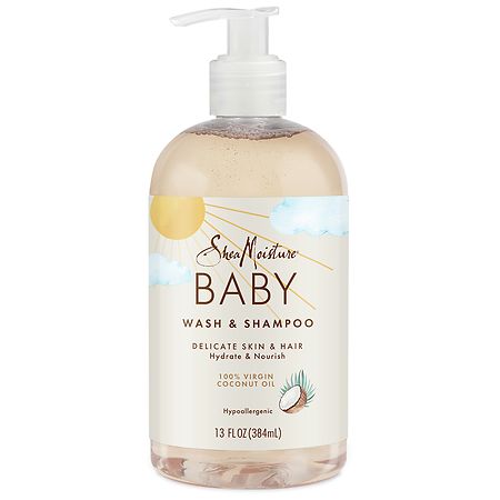 SheaMoisture Baby Wash and Shampoo 100% Virgin Coconut Oil