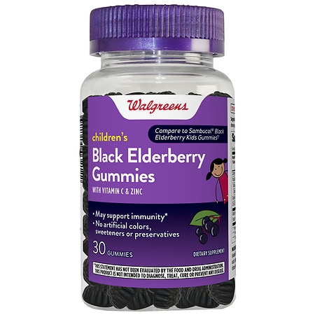 Walgreens Children's Black Elderberry Gummies