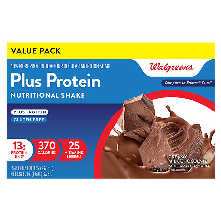 Walgreens Nutritional Shake PLUS Chocolate