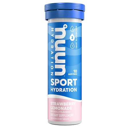 Nuun Hydration Sport Electrolyte Drink Tablets Strawberry Lemonade