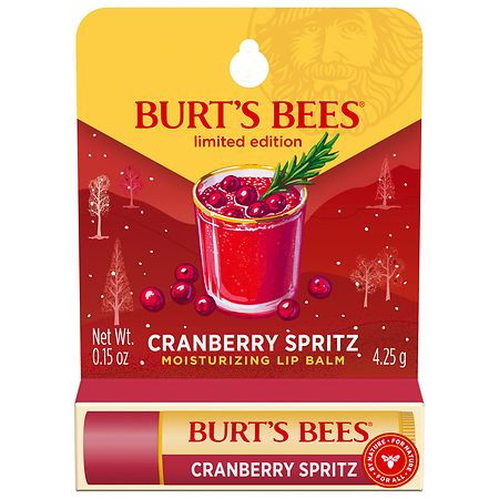 Burt's Bees 100% Natural Origin Moisturizing Lip Balm Cranberry Spritz