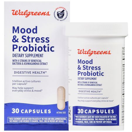 Walgreens Mood & Stress Probiotic Capsules