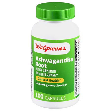 Walgreens Ashwagandha Root 920 mg Capsules