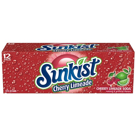 Sunkist Cherry Limeade Soda