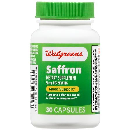 Walgreens Saffron 30 mg Capsules