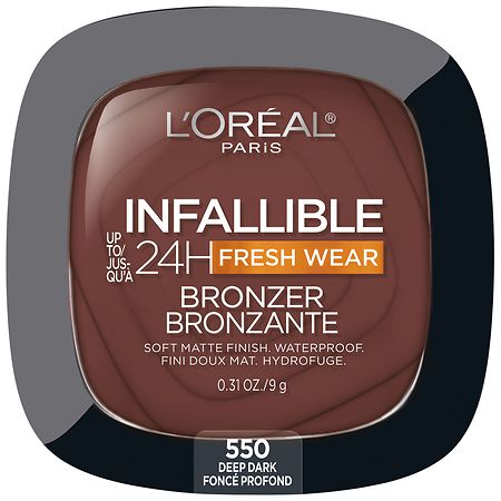 L'Oreal Paris Infallible Up to 24H Fresh Wear Soft Matte Bronzer 550 Deep Dark