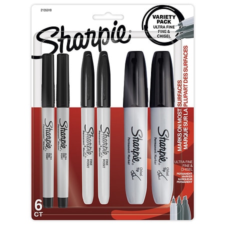 Sharpie Mix Tip Permanent Markers Fine/ Ultra Fine/ Chisel