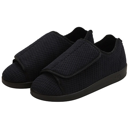 Silvert's Men's Extra Extra Wide Slip Resistant Slippers Black