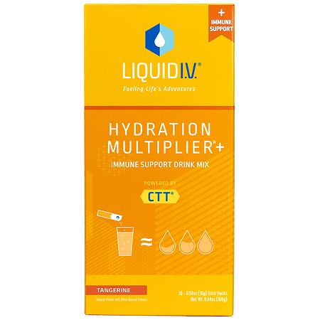 Liquid I.V. Hydration Multiplier+ Immune Support Tangerine