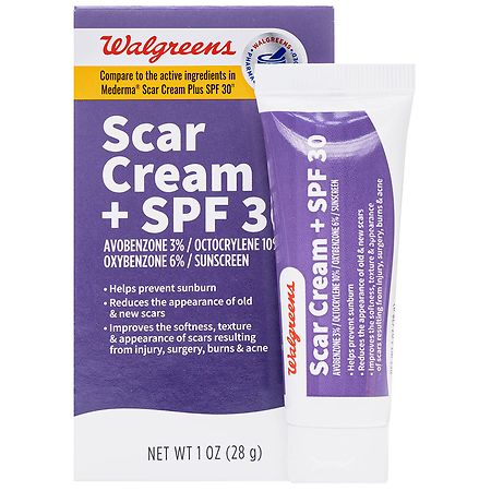 Walgreens Scar Cream + SPF 30