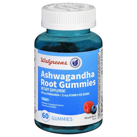 Walgreens Ashwagandha Root Gummies Mixed Berry
