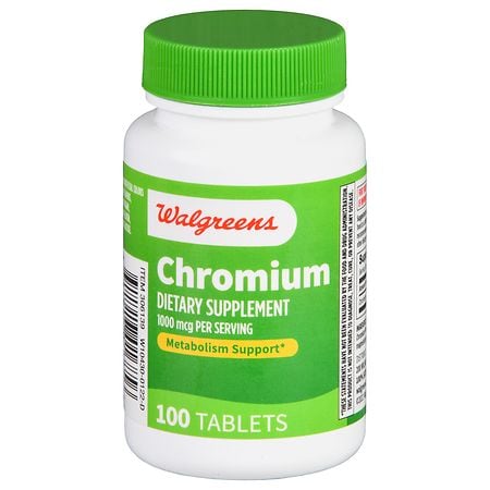 Walgreens Chromium 1000 mcg Tablets