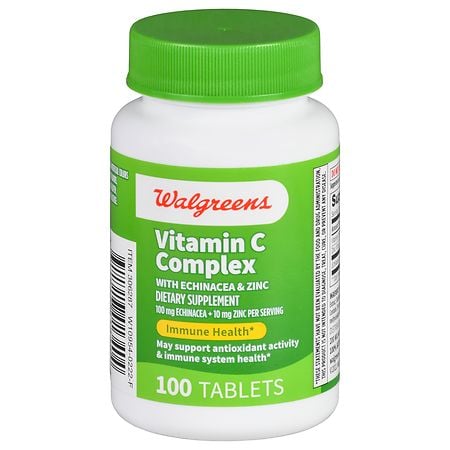 Walgreens Vitamin C Complex with Echinacea & Zinc Tablets