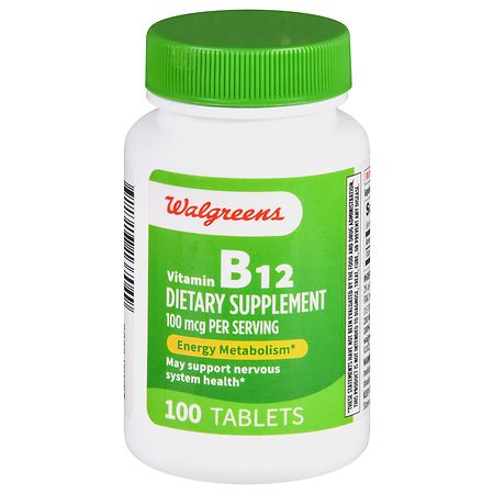 Walgreens Vitamin B12 100 mcg Tablets