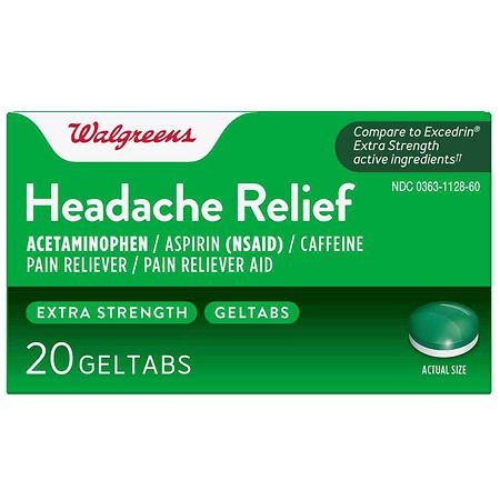 Walgreens Extra Strength Headache Relief Geltabs