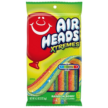 Airheads Xtremes Sour Candy, Rainbow Berry
