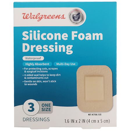 Walgreens Silicone Foam Dressings