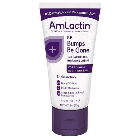 AmLactin KP Bumps Be Gone Hydrating & Moisturizing Cream For Rough and Bumpy Dry Skin