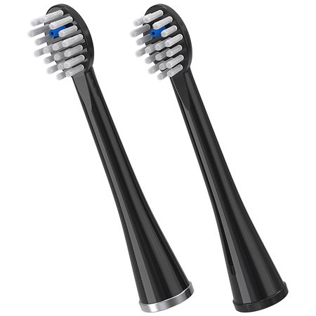 Waterpik Sonic-Fusion Compact Replacement Flossing Brush Heads, SFRB-2EB Black