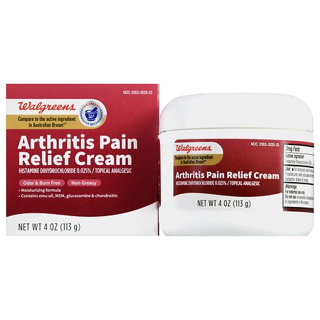 Walgreens Arthritis Pain Relief Cream