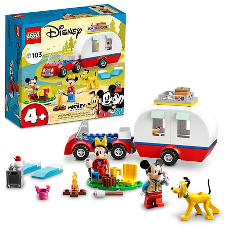 Lego Disney Mickey Mouse and Minnie Mouse's Camping Trip 10777 103 piece LEGO Building Set Multi-color