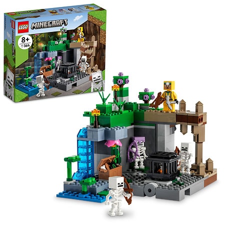 Lego Minecraft The Skeleton Dungeon 21189 364 piece set Multi-color