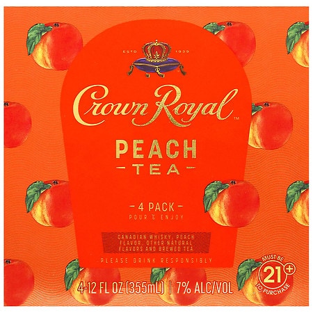 Crown Royal Whisky Cocktail, Peach Tea