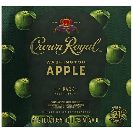 Crown Royal Whisky Cocktail, Washington Apple
