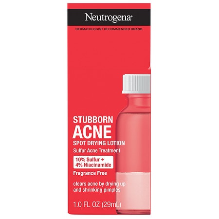 Neutrogena Stubborn Acne Spot Drying Treatment, 10% Sulfur + 4% Niacinamide