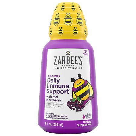Zarbee's Children's Daily Immune Support* Syrup with Elderberry