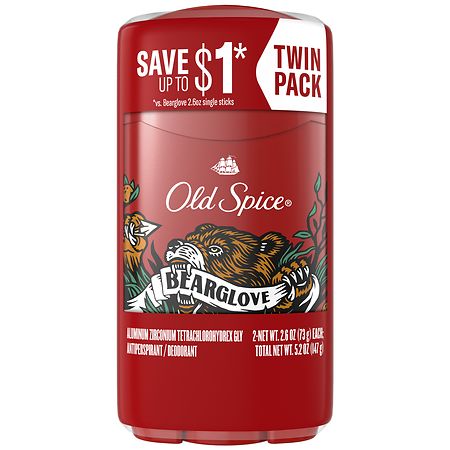 Old Spice Wild Collection Invisible Solid Antiperspirant Deodorant Bearglove