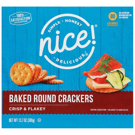 Nice! Baked Round Crackers