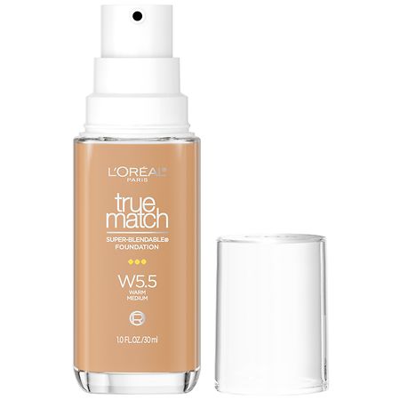 L'Oreal Paris True Match Super-Blendable Foundation Medium Coverage W5.5, Warm Medium