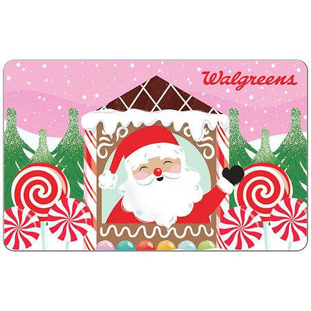 Walgreens Gingerbread Gift Card