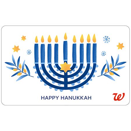 Walgreens Hanukkah Gift Card