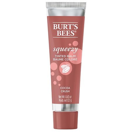 Burt's Bees Squeezy Tinted Lip Balm, Natural Origin Lip Care Cocoa Crush