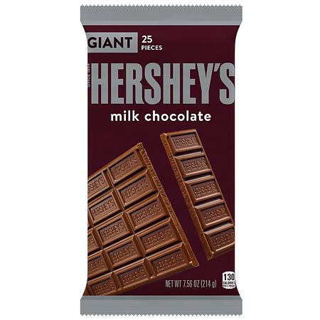 Hershey's Giant Candy, Gluten Free, Bar Milk Chocolate