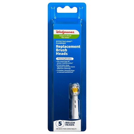 Walgreens Effectaclean Flossing Replacement Brush Heads