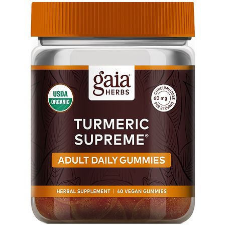 Gaia Herbs Turmeric Supreme Adult Daily Gummies