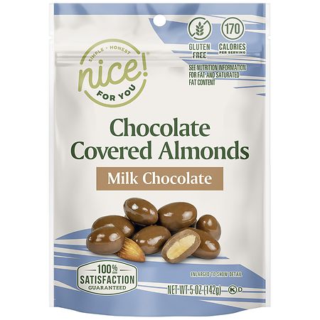 Nice! Chocolate Covered Almonds Milk Chocolate