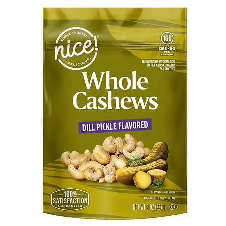 Nice! Whole Cashews Dill Pickle