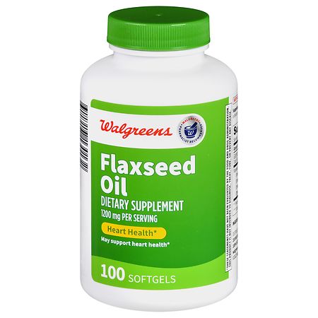 Walgreens Flaxseed Oil 1200 mg Softgels