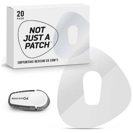 Not Just a Patch Dexcom G6 CGM Patches Clear/ Transparent