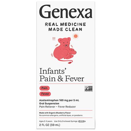 Genexa Infants' Acetaminophen Oral Suspension Blueberry