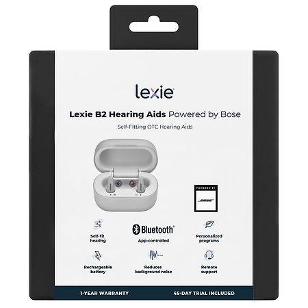 Lexie B2 Powered by Bose, Self-fitting Over-the-Counter Hearing Aids